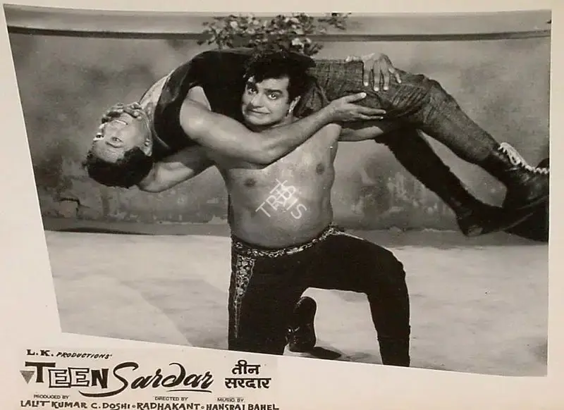 Doshi, C. (Producer), Teen Sardar, 1965 | Lobby Card | CinemaEducation | 00828584