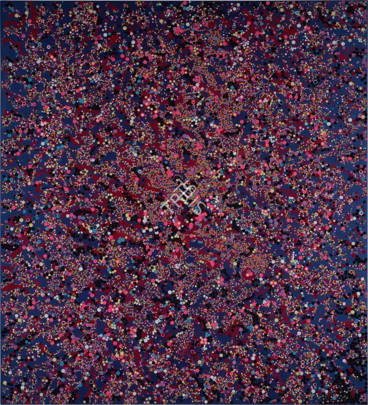 Kher, Bharti (Artist). No Title. Bindis on board, 2006 | Painting | FineArts | 00416599