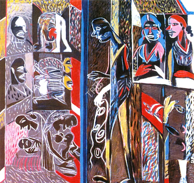 Subramanyan, K.G. (Artist). Art Gallery, n.d. | Painting
