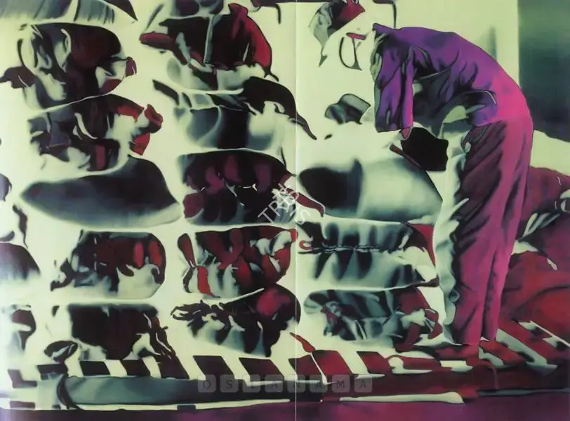 Santhosh, T.V. (Artist). Man Made Famine & The Rats, 2005 | Painting
