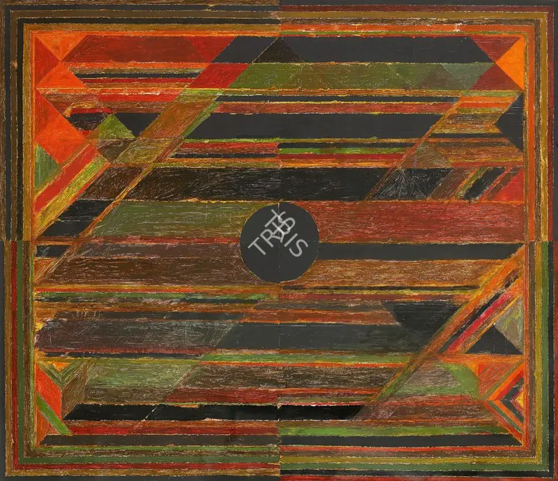 Raza, S.H. (Artist). La Terre. Acrylic on canvas, 1986 | Painting | FineArts | 00646499