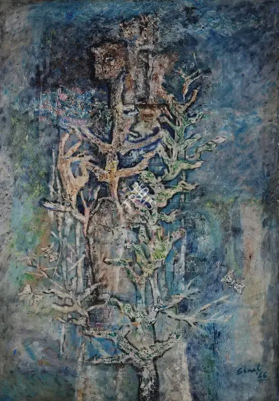 Kar, Sanat (Artist). Untitled, 1966 | Painting