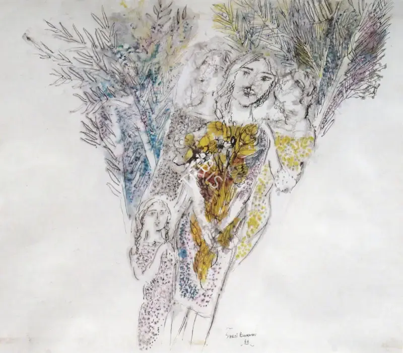 Burman, Sakti (Artist). Untitled, 1962 | Painting