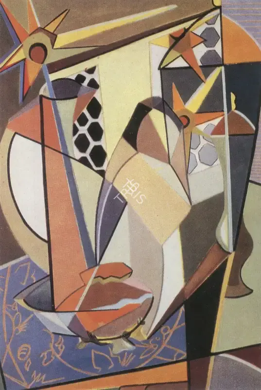 Sabavala, Jehangir (Artist). Objects Composed. Oil on Canvas, 1955 | Pilgrim, Exile, Sorcerer | Painting | FineArts | 00182395