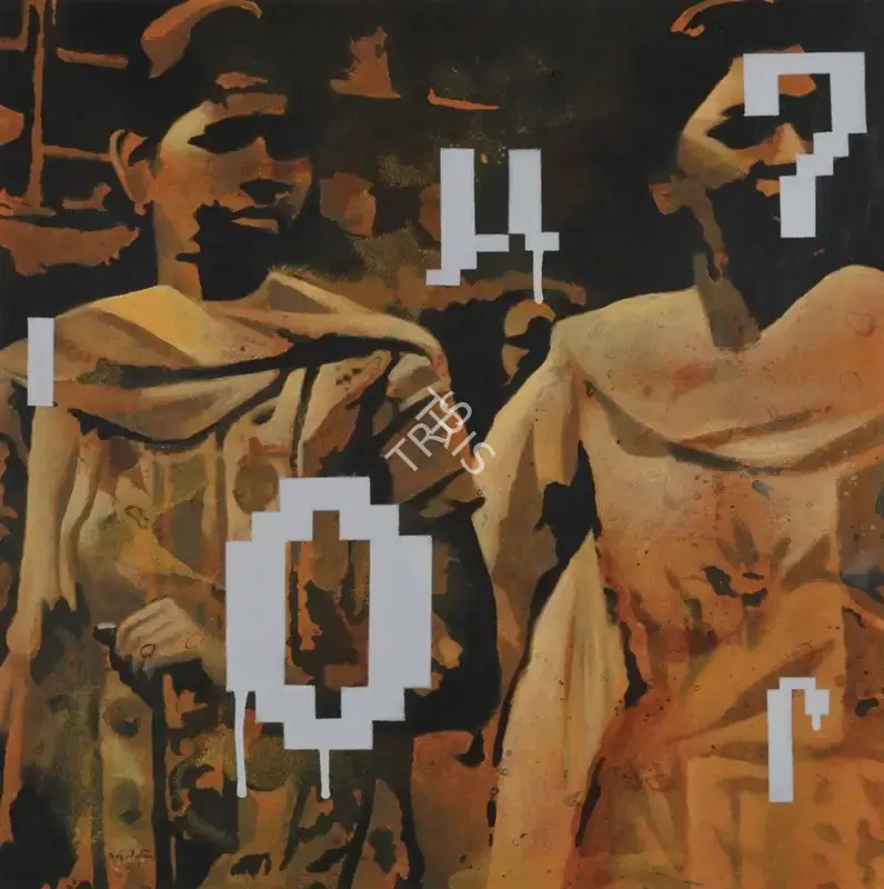 Parmar, Maganlal (Artist). Passage 3 (Soft Graffiti Series), 2010 | Painting