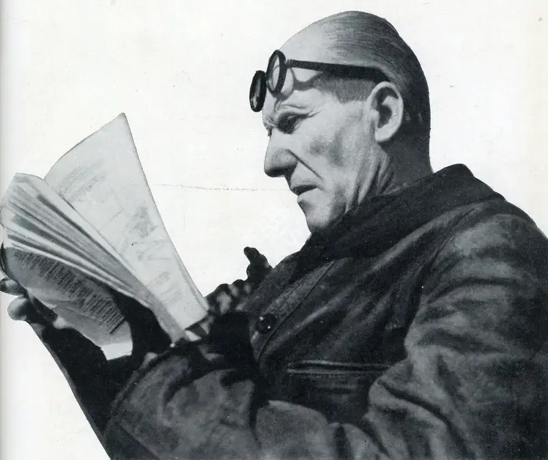 Guillaume (Photographer). Le Corbusier. n.d. | Contemporary Photograph, Marg, October 1948 | FineArts | 00512926
