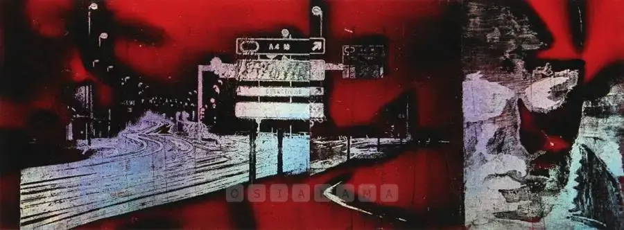 Ponmany, Justin (Artist). Riverbed, 2005 | Painting