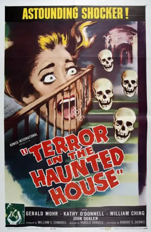 Edwards, William S. (Producer), Terror in the Haunted House, 1958 | Poster | CinemaEducation | 00789518