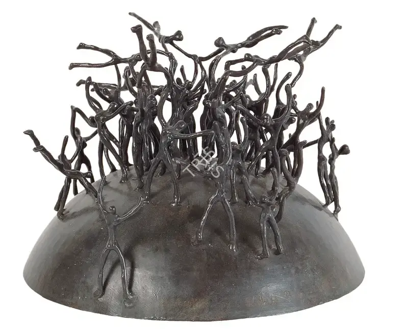 Radhakrishnan, K.S. (Artist). Figures. Bronze, 2002 | Sculpture | FineArts | 00597797