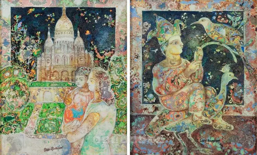 Burman, Sakti (Artist). Sacre-Coeur, 2001 | Painting