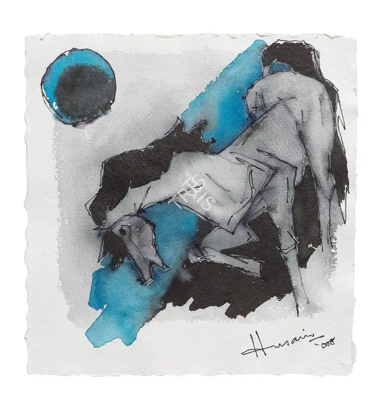 Husain, M.F. (Artist). Untitled (Horse), 2008 | Painting