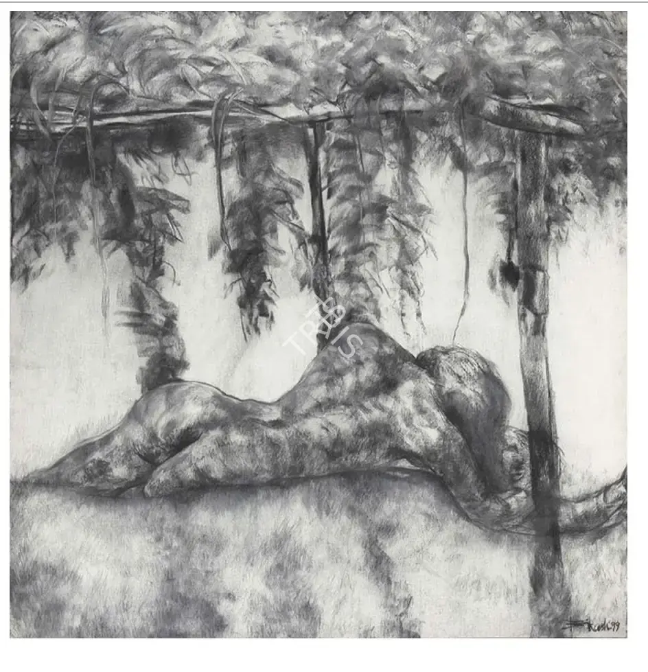 Bhattacharjee, Bikash (Artist). Untitled, 1999 | Painting