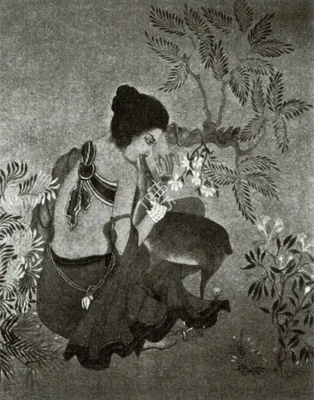 Ukil, Ranada (Artist). Sakuntala. Wash, n.d. | Marg, June - September 2023 | Painting | FineArts | 00675277