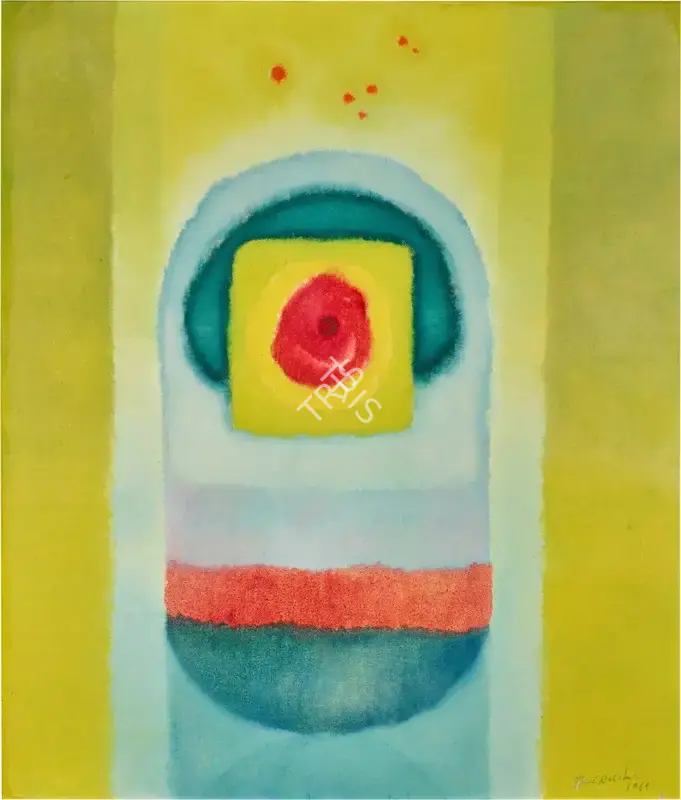 Patel, Balkrishna (Artist). Untitled. Acrylic on canvas, 1969 | Painting | FineArts | 00355920