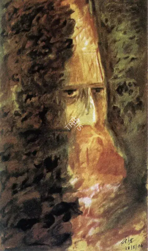 Tagore, Rabindranath (Artist). Untitled. 24 April 1936 | Marg, December 2022 - March 2023 | Painting | FineArts | 00675314