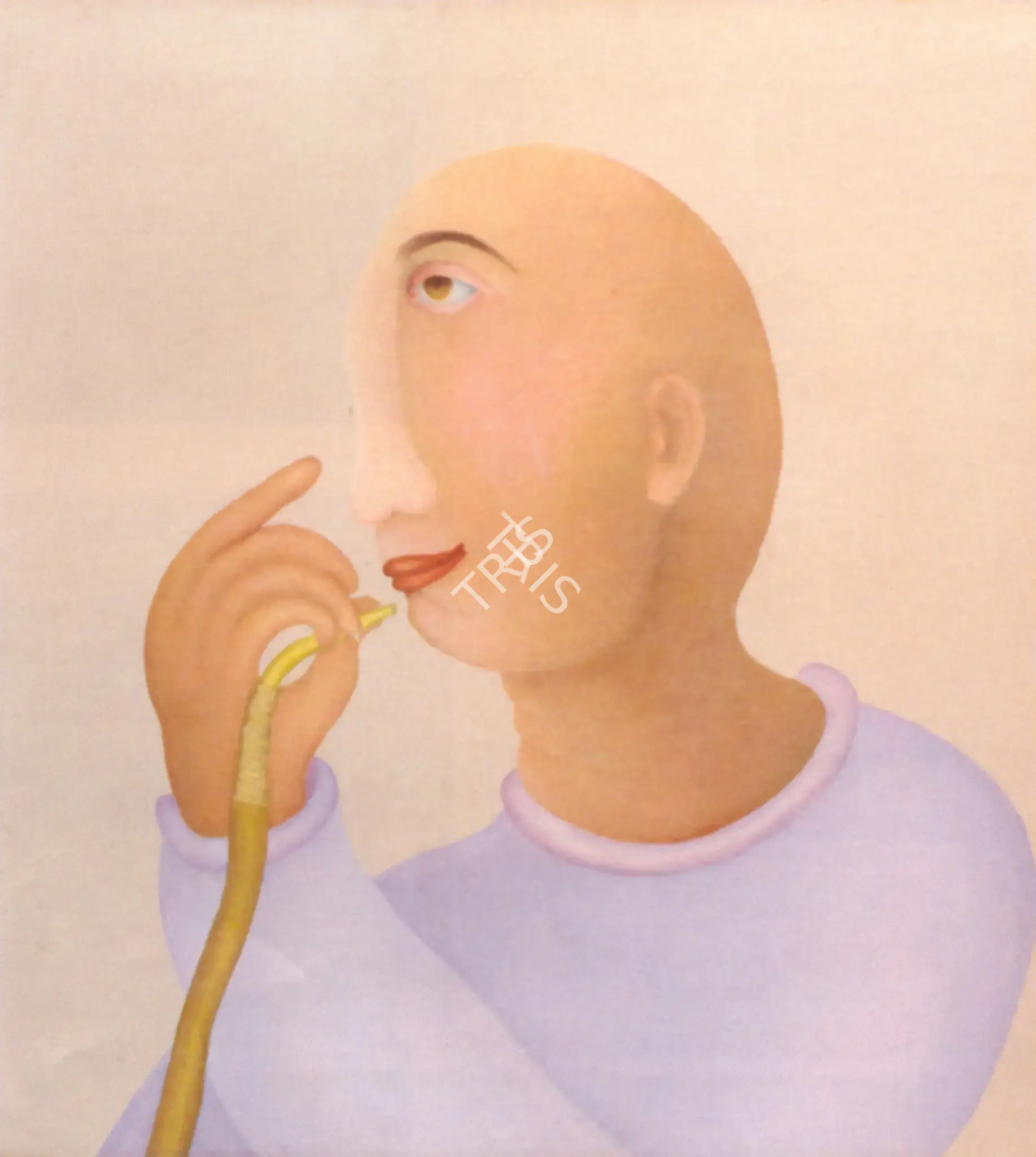 Bawa, Manjit (Artist). Man With Pipe, n.d. | Painting