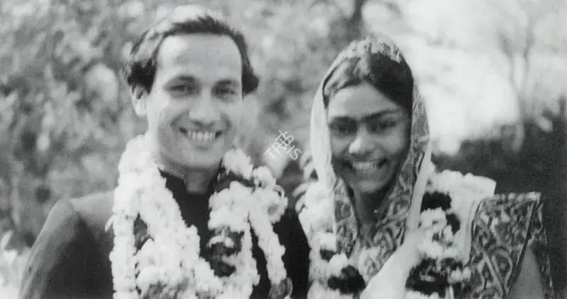 Unknown (Photographer). Chetan Anand and Uma Chakravarti. 1943 | Photographic Still, Chetan Anand, 2007 | CinemaEducation | 00666652