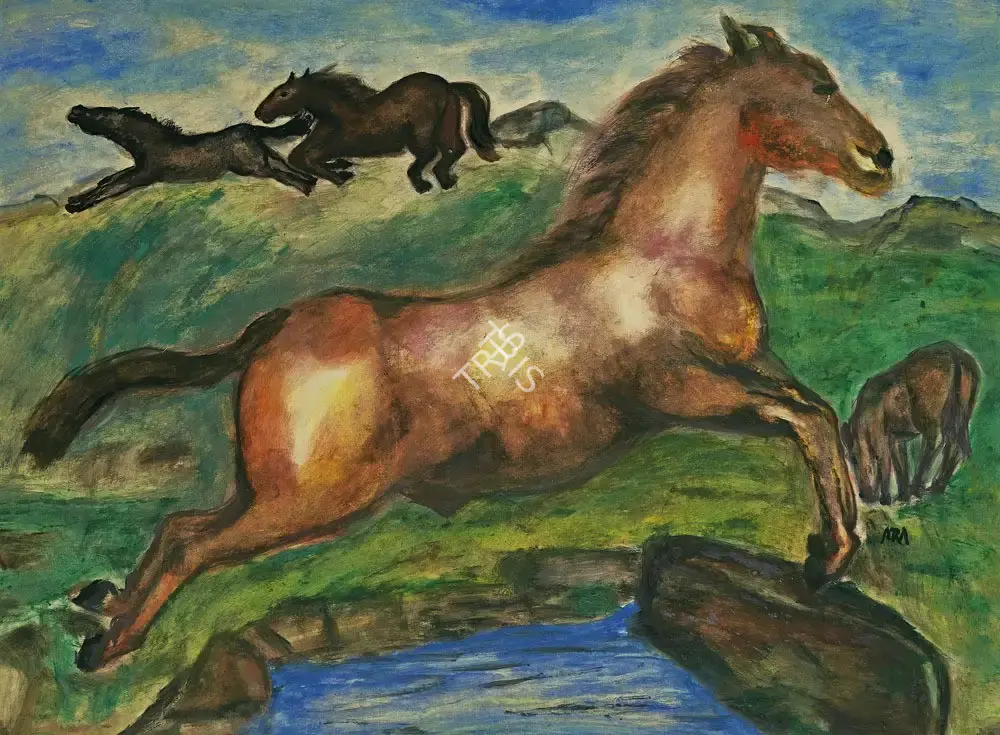 Ara, K.H. (Artist). Untitled, c.1970 | Painting