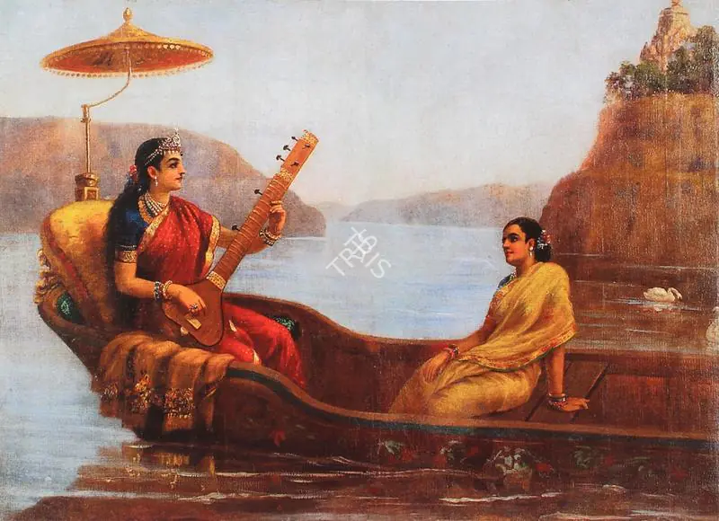 Raja Ravi Varma and Studio (Artist). Tara Devi, n.d. | Painting