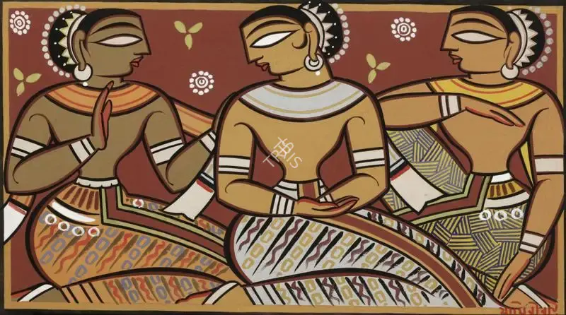 Roy, Jamini (Artist). Untitled, n.d. | Painting
