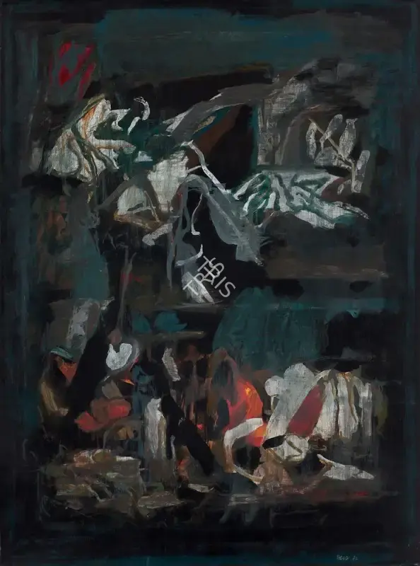 Raza, S.H. (Artist). La Nuit, 1972 | Painting