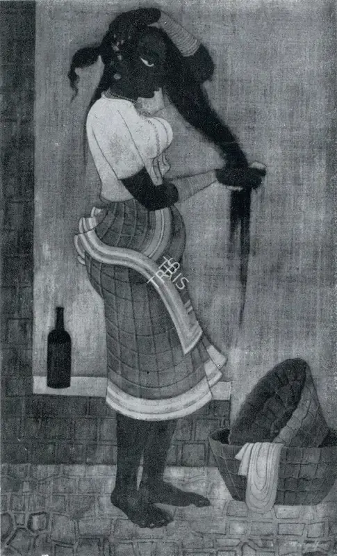 Pai, Laxman (Artist). Toilet, 1949 | Painting