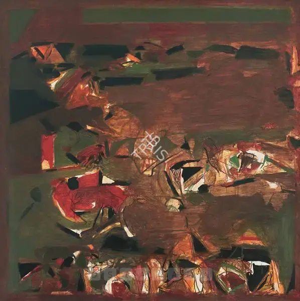 Raza, S.H. (Artist). Oasis, 1975 | Painting