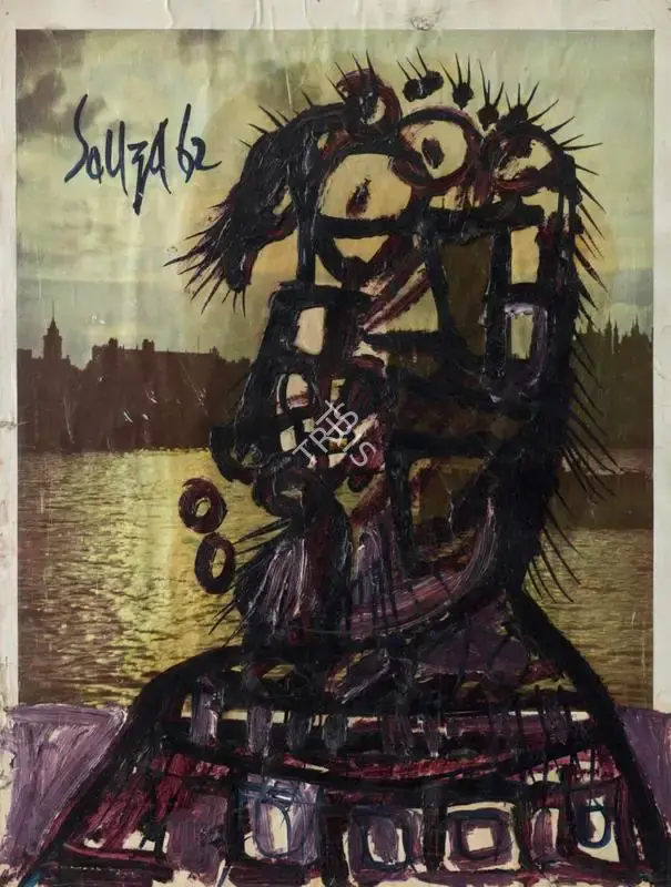 Souza, F.N. (Artist). Untitled, 1962 | Painting