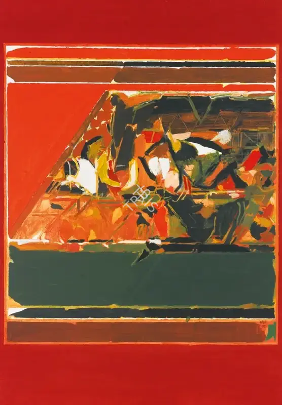 Raza, S.H. (Artist). Untitled, 1982 | Painting