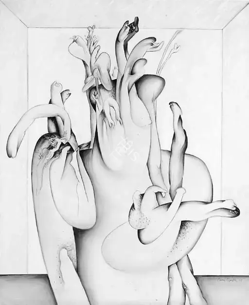 Parekh, Madhavi (Artist). Portrait Of A Landscape II. Oil on canvas, 1978 | Painting | FineArts | 00372948