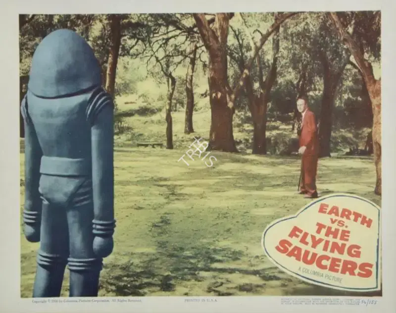 Jackman Jr., Fred (Cinematographer), Earth vs. the Flying Saucers, 1956 | Lobby Card | CinemaEducation | 00790390