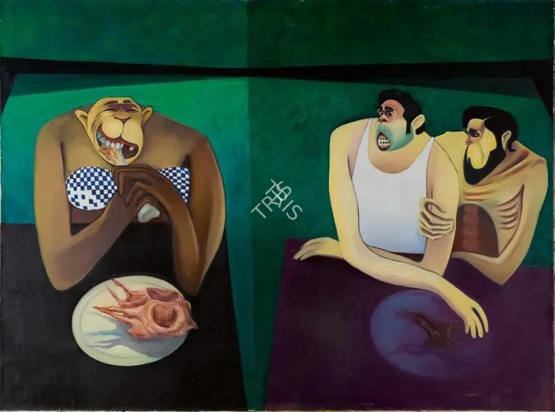 Broota, Rameshwar (Artist). Anatomy of that Old Story, 1970 | Painting