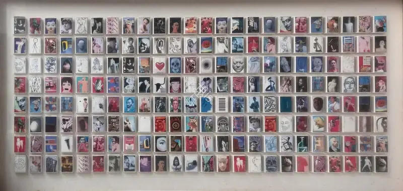 Choudhury, Prajjwal (Artist). Untitled (Painted Match Boxes), n.d. | Graphic Art