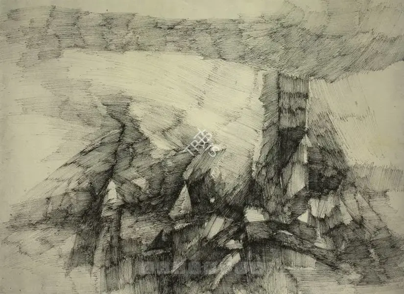 Ramkumar (Artist). Untitled, 1967 | Drawing