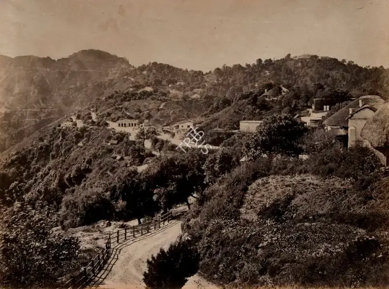 Sache, John Edward (Photographer). Views around Shimla - Eight views around Simla or another hill station. Albumen print, c.1875 | Antiquarian Photograph | Photography | 00116206