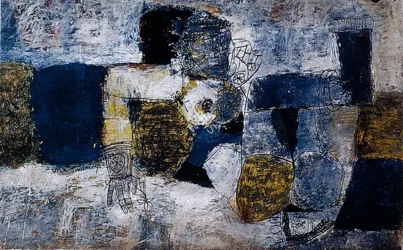 Suzairaj, M.X. (Artist). Resting. Oil on board, 1965 | Painting | FineArts | 00371711