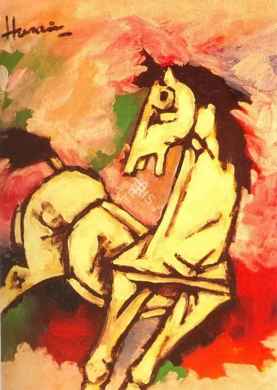 Husain, M.F. (Artist). Horse, n.d. | Painting