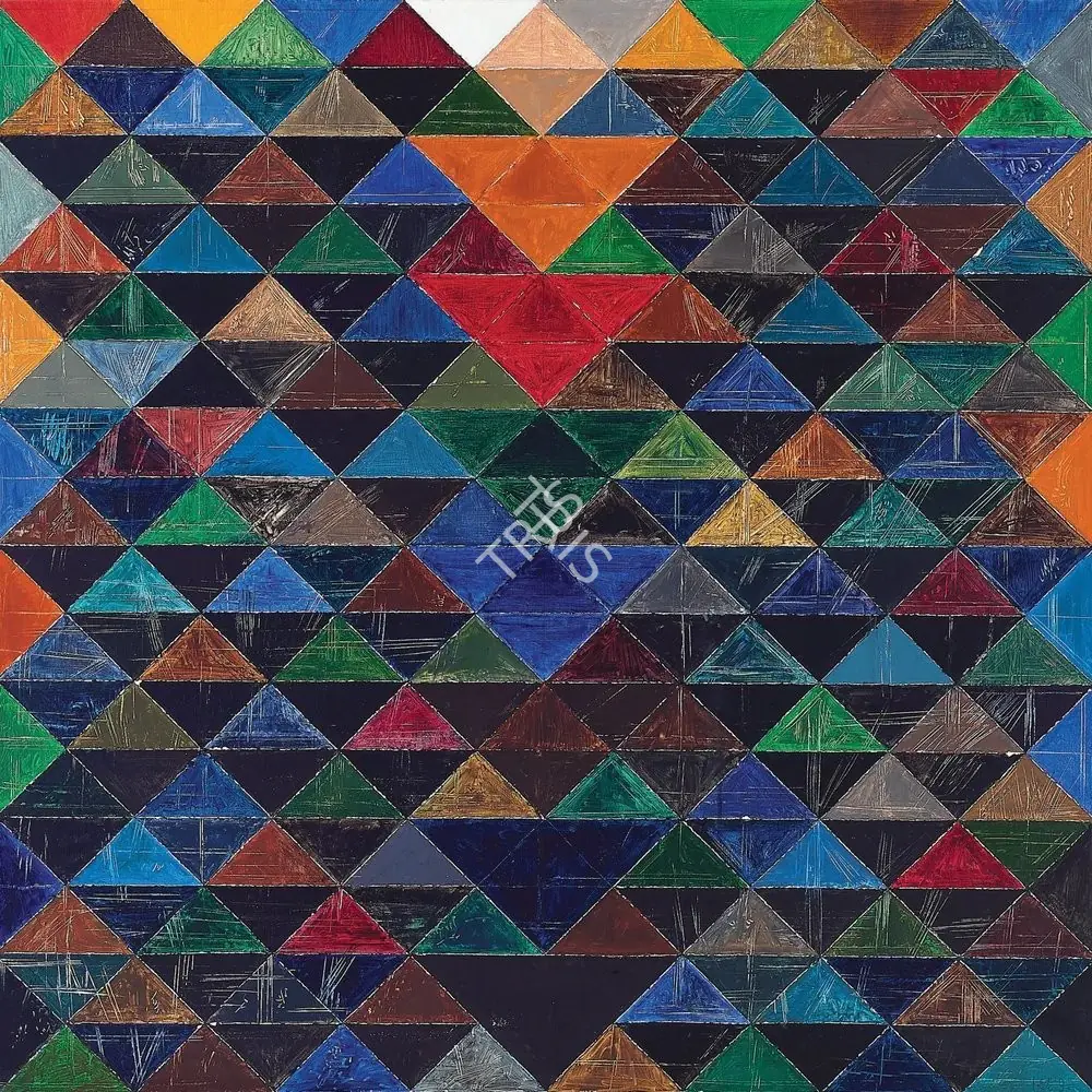 Raza, S.H. (Artist). Triangles, 1997 | Painting