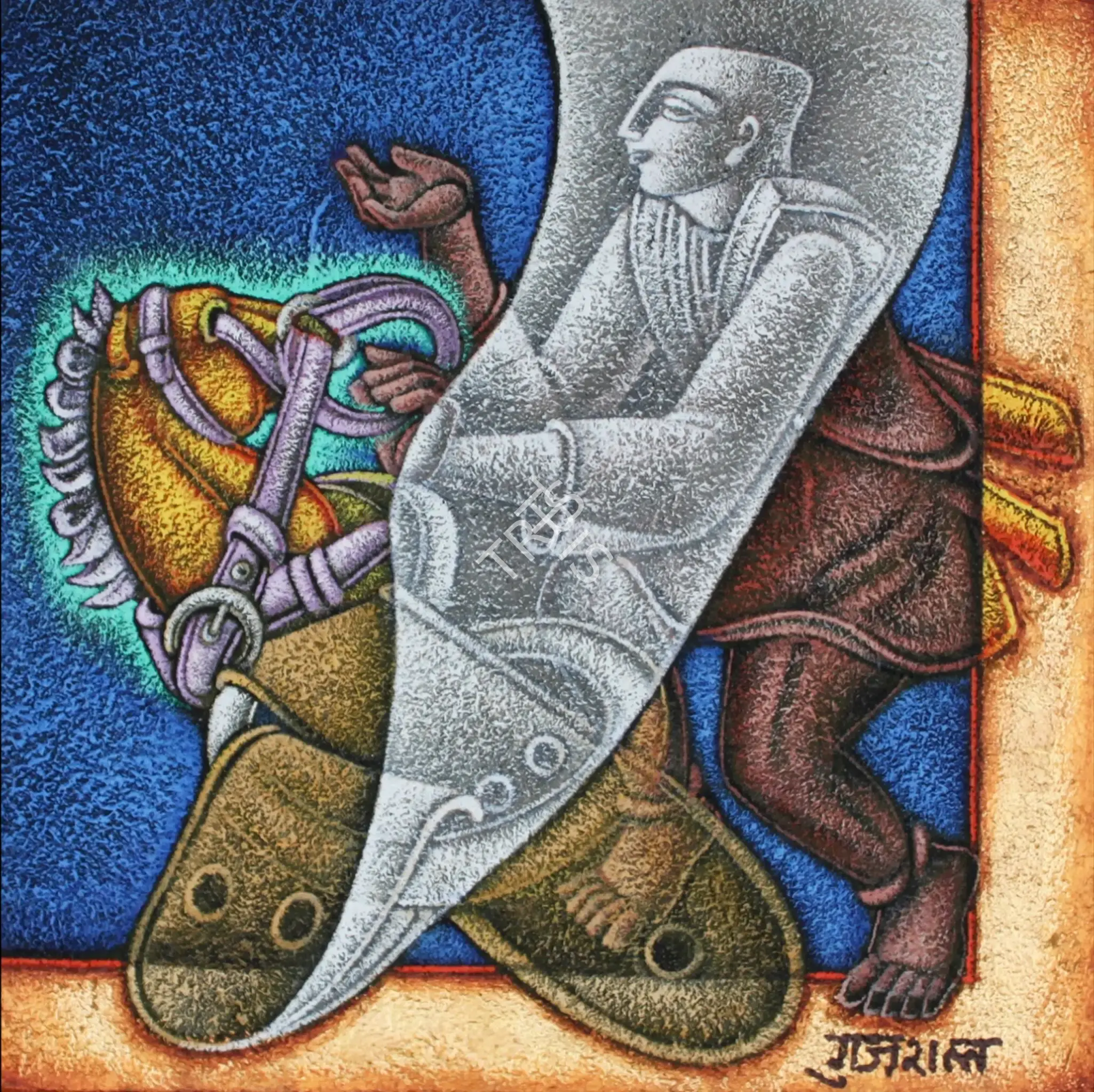 Gujral, Satish (Artist). Untitled, 2011 | Painting