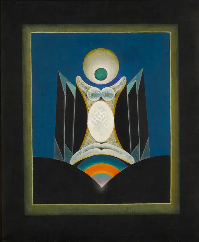 Santosh, G.R. (Artist). Untitled (From the Black Period), 1973 | Painting