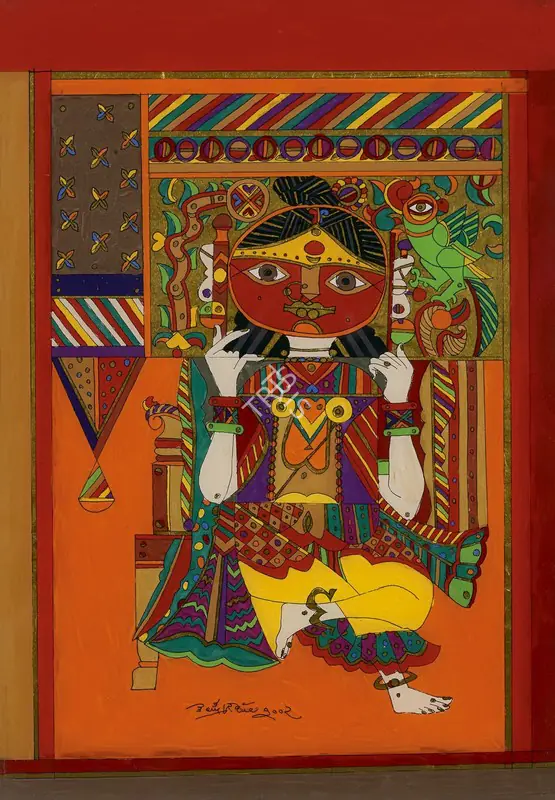 Goud, K. Laxma (Artist). Untitled, 2002 | Painting