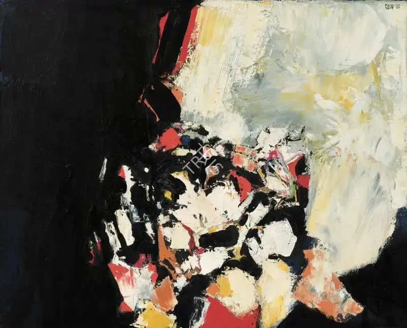 Raza, S.H. (Artist). Route de Chomerac, 1962 | Painting