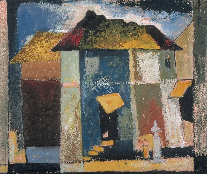 Raza, S.H. (Artist). Untitled, c.1948 | Painting