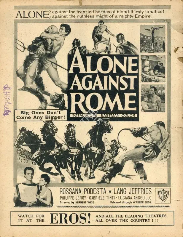 Vicaro, Marco (Producer), Alone Against Rome, 1962 | Advertisement