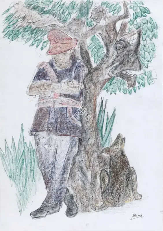 Khanna, Krishen (Artist). Untitled, n.d. | Painting