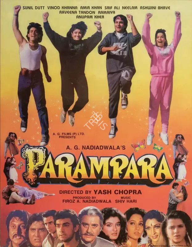 Nadiadwala, Firoz A. (Producer), Parampara, 1992 | Full Sheet Poster | CinemaEducation | 00767777