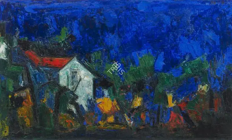 Raza, S.H. (Artist). Untitled, 1956 | Painting