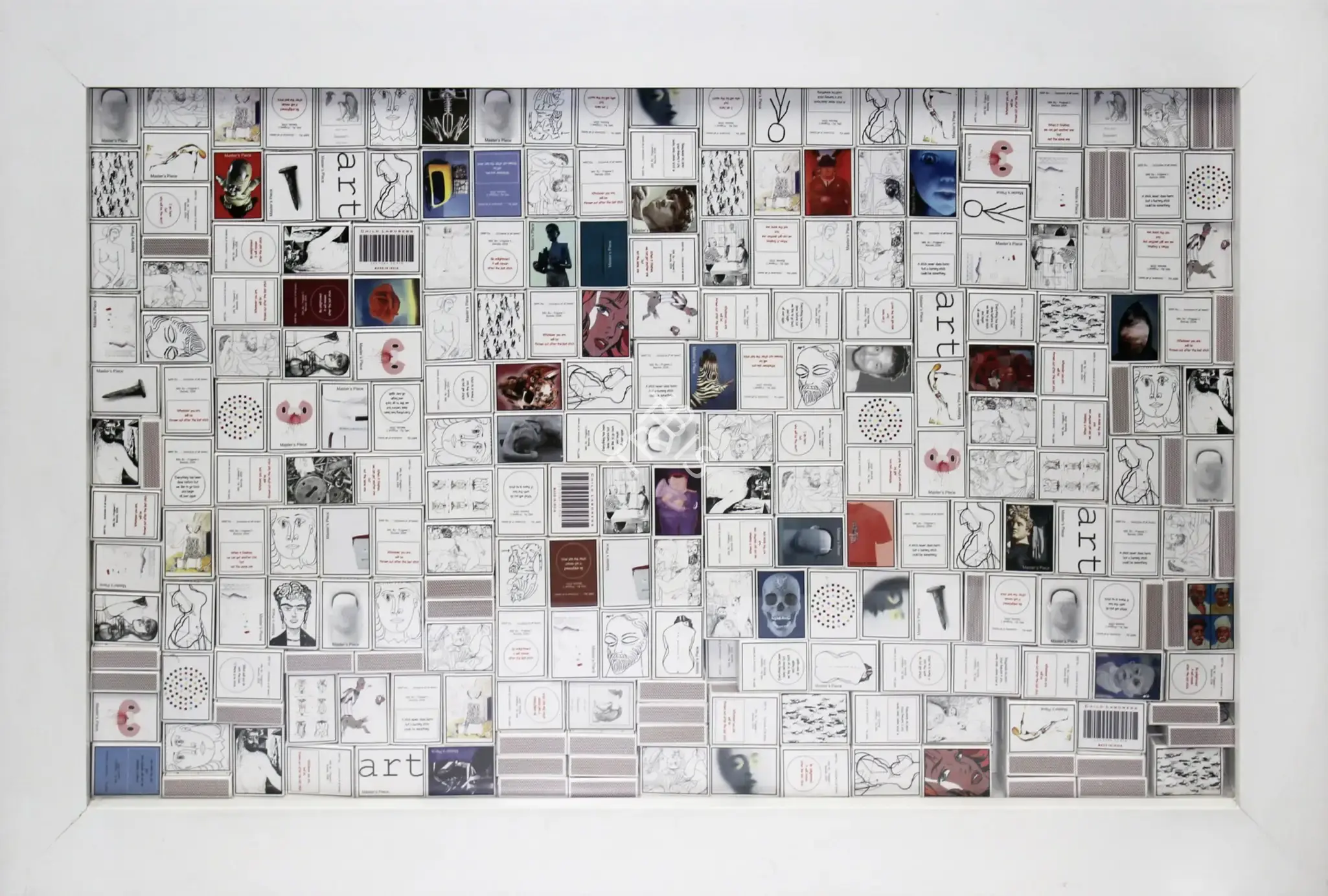 Choudhury, Prajjwal (Artist). Untitled. Digital print on match boxes, n.d. | Print | FineArts | 00901089