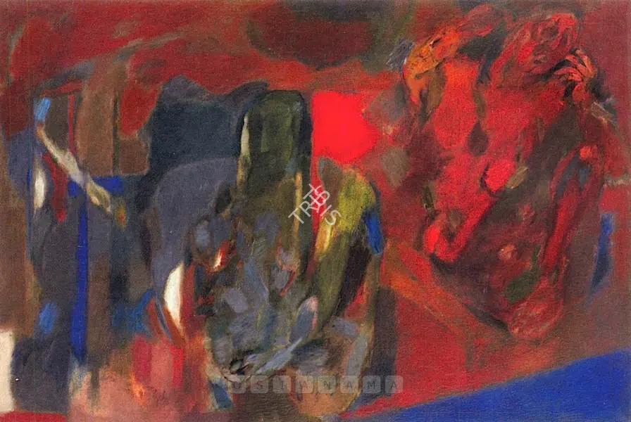 Mehta, Tyeb (Artist). Untitled. oil on canvas laid on board, 1966 | Painting | FineArts | 00576541