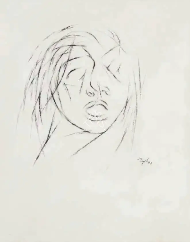 Mehta, Tyeb (Artist). Untitled, 1996 | Drawing